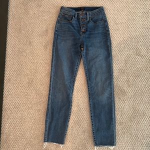 J. Crew 10” High-Rise Skinny jeans Size 25 inseam 16”